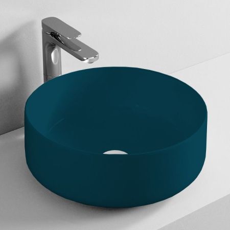 Artceram COGNAC Раковина настольная Ø 42 см, цвет petrolio, артикул COL001 42 00