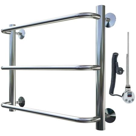 Электрический полотенцесушитель Тругор Идеал 1 элТЭН 50x40 Хром, артикул Идеал1/элТЭН5040