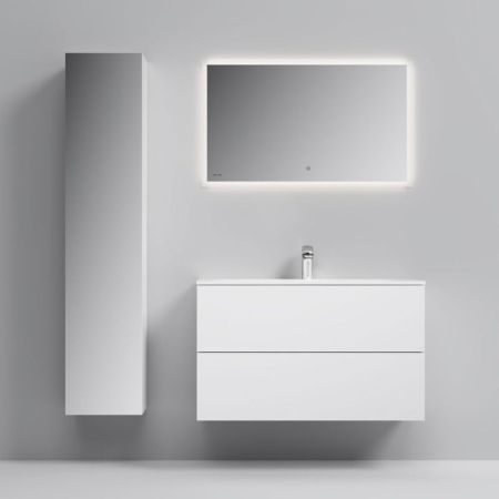 Шкаф-пенал AM.PM Spirit V2.0 35 L M70ACHML0356WG подвесной Белый, артикул M70ACHML0356WG
