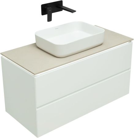Тумба под раковину Allen Brau Infinity 100 1.21003.WM белый матовый, артикул 1.21003.WM