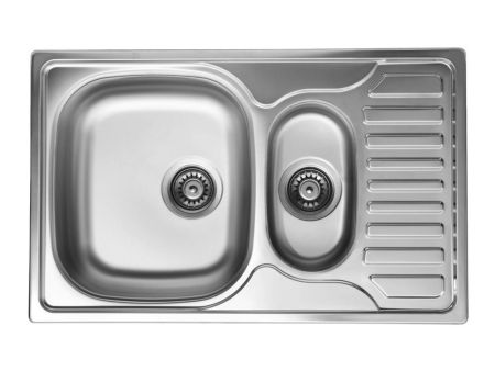 Кухонная мойка UKINOX Комфорт COL780.490 15GT8K 2L, 49*78, артикул COL780.490 15GT8K 2L