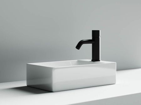 Умывальник подвесной прямоугольный (отверстие под смеситель R) Element 375*215*100мм CN5007, артикул CN5007