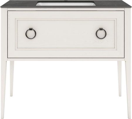 Тумба PLAZA Classic напольная с ящиком 100, белая матовая, артикул PL.C.100.1\WHT