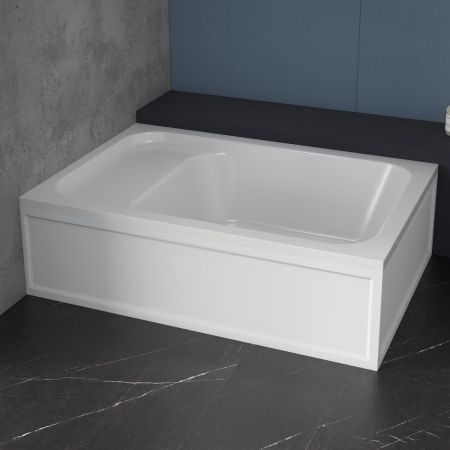 Душевой поддон прямоугольный RGW BC/L (с сиденьем) (800x1200)