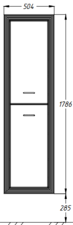 Пенал Карат универсальный Opadiris Бежевый/золото, артикул 