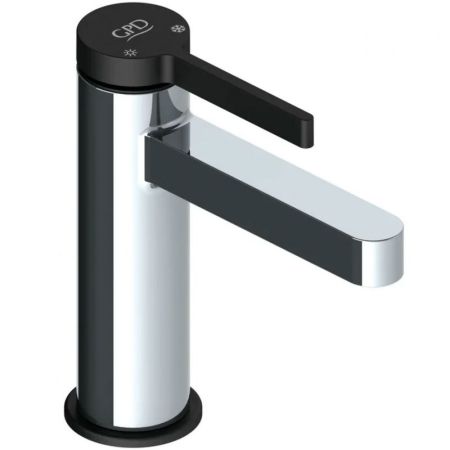 Смеситель для раковины GPD Gildo MLB165-K-S Хром Черный, артикул MLB165-K-S
