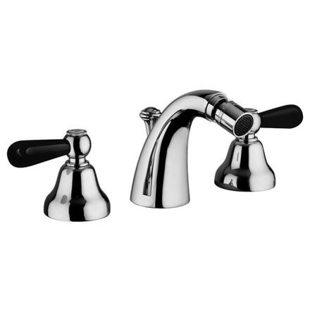 Bongio Mille Nuits Смеситель для биде, цвет хром/черный фарфор, артикул 22503CR00