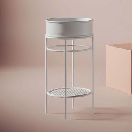 Консоль, Artceram, Vogue, ширина, мм-440, глубина, мм-440, материал-металл, цвет-белый матовый, артикул ACA058 05
