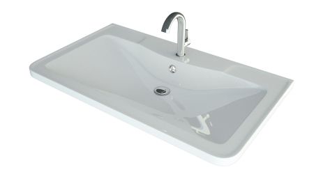 Тумба подвесная "Алабама 100 Z2", белая, Adel 100, артикул SD-00000568