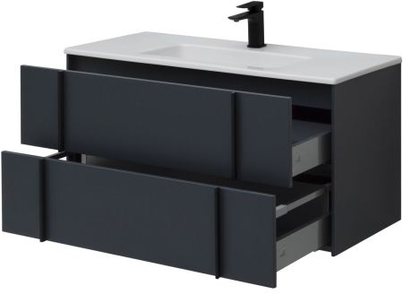 Тумба под раковину Allen Brau Reality 100 1.32007.AM антрацит матовый, артикул 1.32007.AM