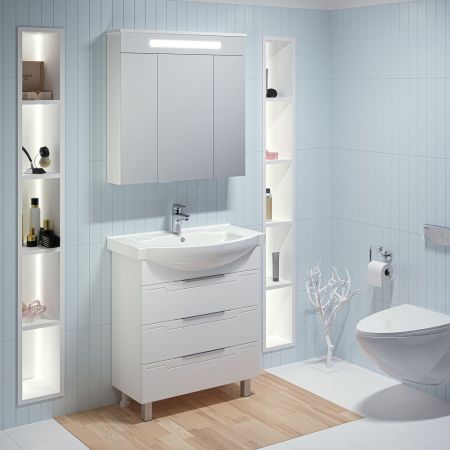 Тумба Runo Верона 75 под умывальник УТ000001314 (Элеганс 75) (00000001146), артикул 00000001146