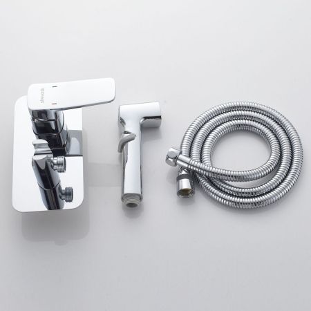 Гигиенический душ со смесителем Shevanik S9905, хром