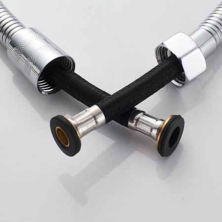 Гигиенический душ со смесителем Rose R1505F-2, белый/хром, артикул R1505F-2