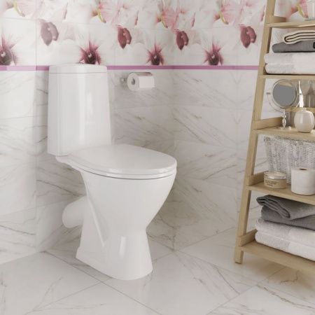 Унитаз Cersanit Just KO-JUS031-3/6-PL с сиденьем Микролифт