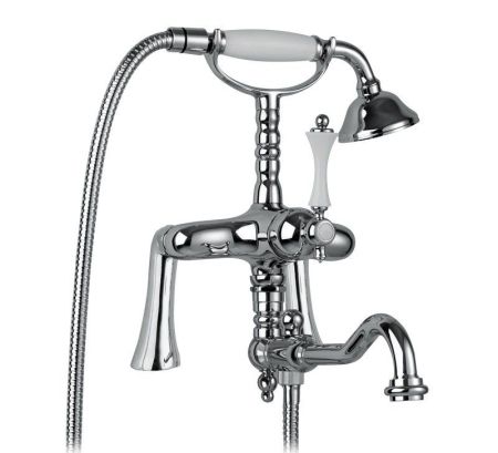 Смеситель на борт ванны с повортным изливом CEZARES MARGOT-PBV2