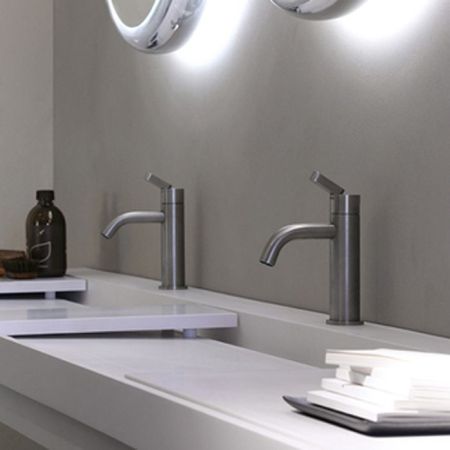 Agape Square Смеситель для раковины, однорычажный, на 1 отв., цвет: глянец, артикул ARUB1083A