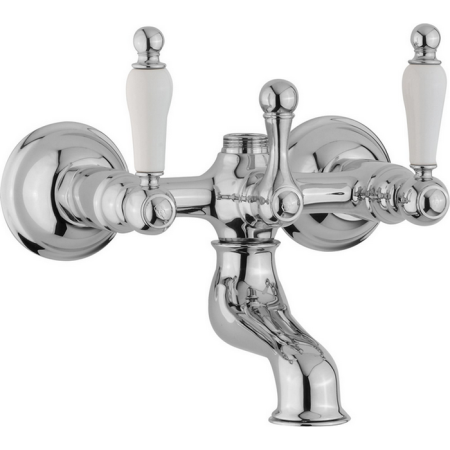 CISAL Arcana Toscana Смеситель для ванны без душевого комплекта, цвет хром/белый