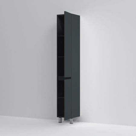 M91CSR0306GM GEM S, шкаф-колонна, напольный, правый, 30 см, графит матовый