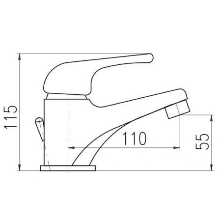 Смеситель для раковины Rav Slezak Sazava SA527.5K, артикул SA527.5K