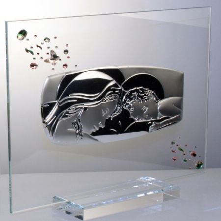 CTF, икона материнства средняя, 30х25 см, цвет серебро, артикул 30593