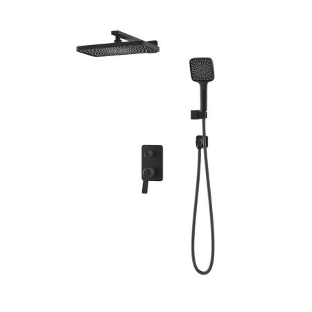 Встраиваемая система с тропическим и ручным душем, матовый черный, Parker, IDDIS, PARBL02i67, артикул PARBL02i67