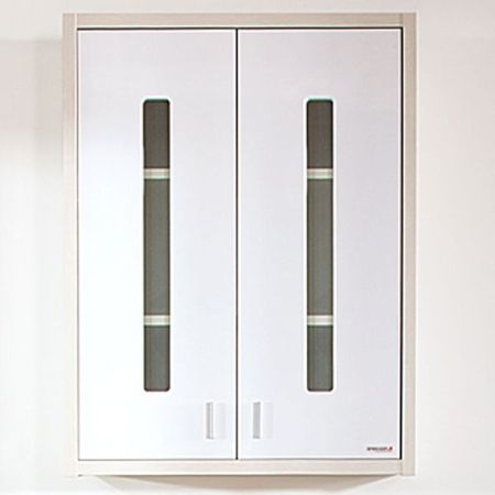 Подвесной шкаф Бриклаер Бали 60 Светлая лиственница/Белый глянец, артикул 4627125412165