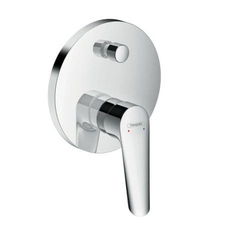 HG Logis E Встраиваемый смеситель для ванны с переключателем (внешняя часть), цвет: хром, артикул 71404000