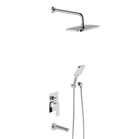 953510000 Gala встраиваемая душевая система со смесителем и изливом, хром, артикул 953510000