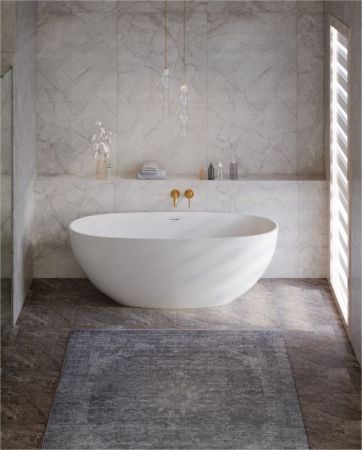 Ванна из искусственного камня Solid Surface 1700x780x560, CEZARES CZR-STREAM-170-78-56-SSB, артикул CZR-STREAM-170-78-56-SSB