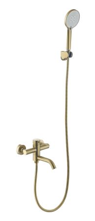 Смеситель Vessel для ванны, с коротким изливом, с акс, артикул: VSL54G,золотой