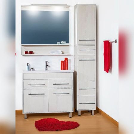 Тумба под раковину Бриклаер Чили 90 Светлая лиственница