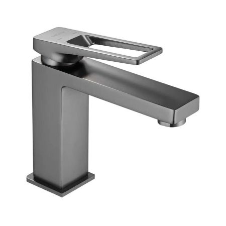 Смеситель для раковины Shevanik S6801T, оружейная сталь, артикул S6801T