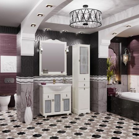 Зеркало Тибет 85 Opadiris Слоновая кость