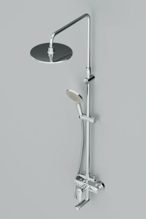 F0780964 Like,душ.система,набор:см-ль д/ванны/душа,верхний душ d250 мм, ручной душ 120 мм, 3 функции, артикул F0780964