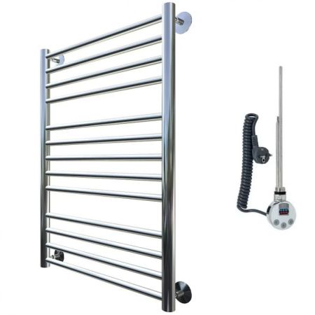 Электрический полотенцесушитель Тругор Богема элТЭН 80x50 Хром, артикул Богема/элТЭН8050