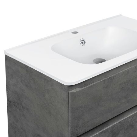 Раковина VCB-2VP800W из искусственного камня, цвет белый, артикул VCB-2VP800W