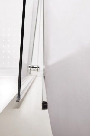 Душевая дверь в нишу Cezares Eco B-1 70 профиль Хром стекло прозрачное