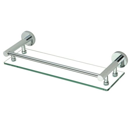 Полка стеклянная Savol S-408791, хром, артикул S-408791