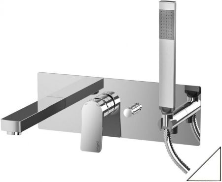 Смеситель для ванны с душем Paffoni Tilt TI001BO (с внутренней частью), артикул TI001BO
