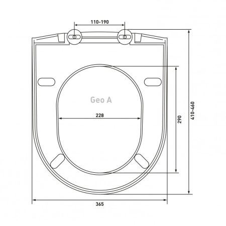 Сиденье BERGES Geo A, артикул 015101