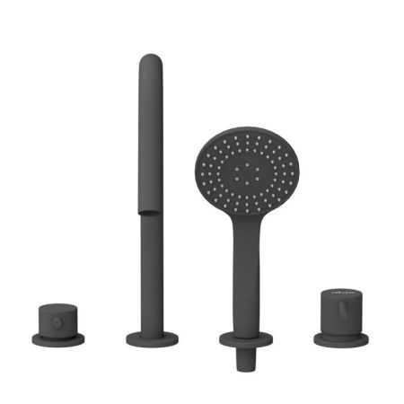 Смеситель на борт ванны LEAF-BVDM4-L, артикул LEAF-BVDM4-L-PR