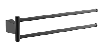 Полотенцедержатель поворотный двойной BELZ B91412, черный