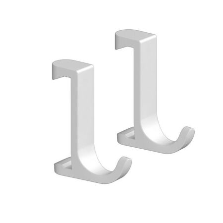 Крючок, Hansgrohe, WallStoris, ширина, мм-10, глубина, мм-33, высота, мм-39,  комплекте-2 шт, тип установки-настенный, материал-пластик, цвет-белый матовый, артикул 27929700