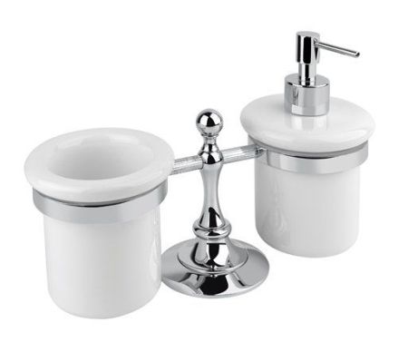 Стакан и диспенсер настольные CEZARES OLIMP-TDT