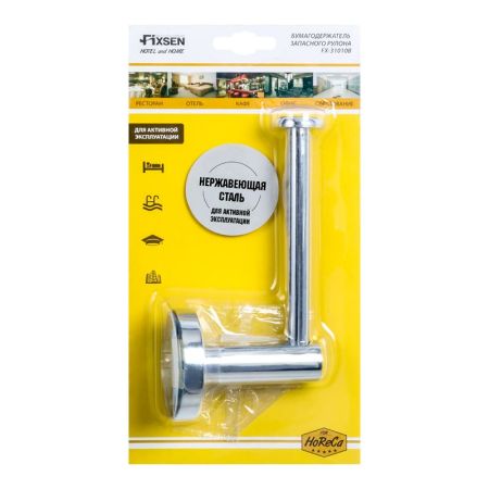 Держатель для туалетной бумаги FIXSEN HOTEL FX-31010B, хром, артикул FX-31010B