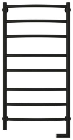 Полотенцесушитель электрический "ГАЛАНТ 2.0" 1000х500 / МЭМ правый (Матовый Чёрный)