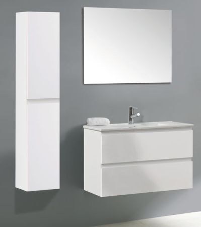 IBX YASMIN, тумба под раковину 80 см, 2 ящика, цвет натуральный, артикул YAS080/NATURAL