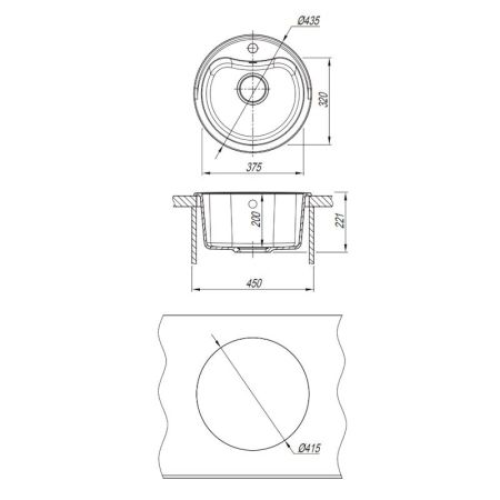 Кухонная мойка Dr. Gans ДОРА 25.015.B0435.405, терра, артикул 25.015.B0435.405