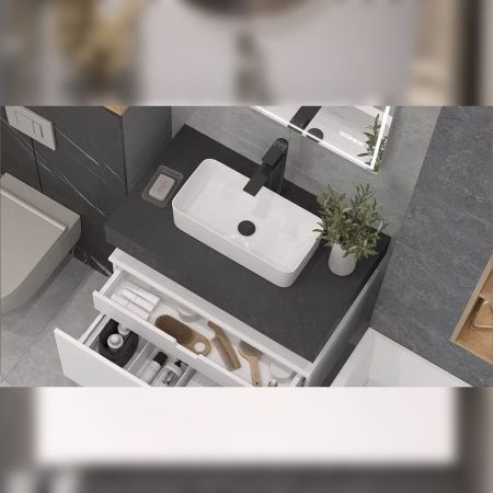 Столешница Velvex Unit 100, графит, артикул st.UNI.100-627