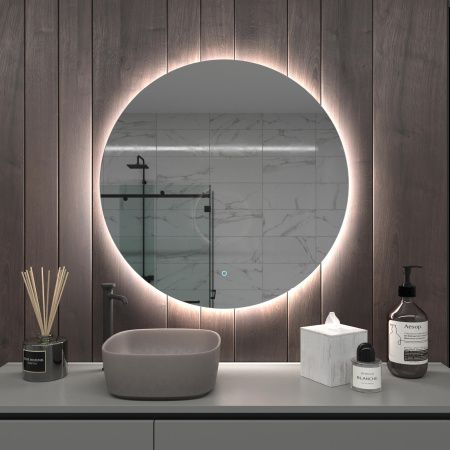 Зеркало Onika Сола 50 с LED подсветкой, круглое Зеркало Onika Сола 50 с LED подсветкой, круглое